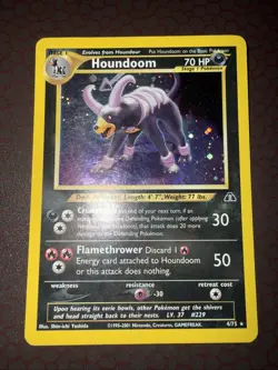 Pokemon! Houndoom- Neo Discovery - Holo - 4/75 - MP! - Image 2