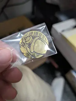 Pokemon TCG Mini Gold Shieldon Collector COIN - Image 1