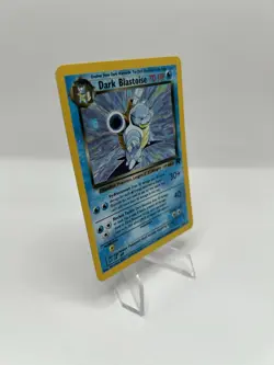 Pokemon TCG Dark Blastoise 3/82 English Team Rocket Holo SWIRL - NM - Image 3