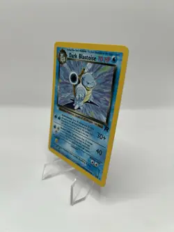 Pokemon TCG Dark Blastoise 3/82 English Team Rocket Holo SWIRL - NM - Image 4