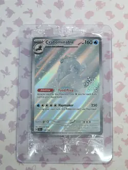 Crabominable (149/142) Holiday 2025 Snowflake Stamp Promo Sealed - Pokemon - Image 1