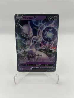 030/078 Mewtwo V Prize Pack Series Stamped Play Pokemon TCG GO - Image 1