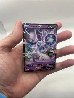030/078 Mewtwo V Prize Pack Series Stamped Play Pokemon TCG GO - Image 4