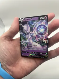 030/078 Mewtwo V Prize Pack Series Stamped Play Pokemon TCG GO - Image 5