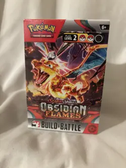 Obsidian Flames Build and Battle Box Scarlet & Violet Pokemon Box New! 820650853968 - Image 1