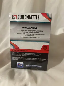 Obsidian Flames Build and Battle Box Scarlet & Violet Pokemon Box New! 820650853968 - Image 2
