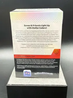 Pokemon TCG Scarlet Violet Prismatic Evolutions Booster Bundle Sealed, 6-Pack - Image 3