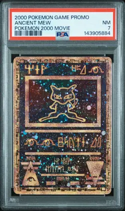 2000 POKEMON GAME MOVIE POKEMON 2000 MOVIE ANCIENT MEW PSA 7 - Image 1