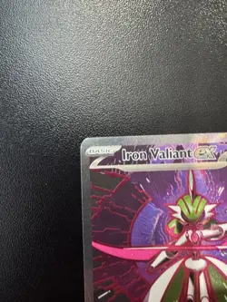Pokemon TCG Iron Valiant ex Special Illustration Rare Holo 157/131 English - Image 3