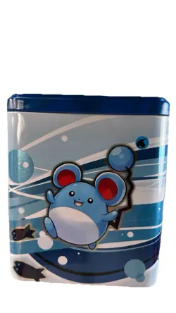 Pokemon TCG Rolling Water Type Stacking Tin 3 Boosters + 1 Coin Sealed - Image 4