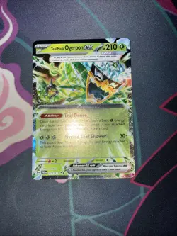 Pokemon Prismatic Evolutions Teal Mask Ogerpon ex 012/131 Double Rare Holo - Image 5