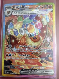 Flareon EX Sir SV Prismatic Evolutions Card 146/131 NM Condition - Image 1
