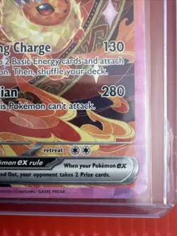 Flareon EX Sir SV Prismatic Evolutions Card 146/131 NM Condition - Image 4