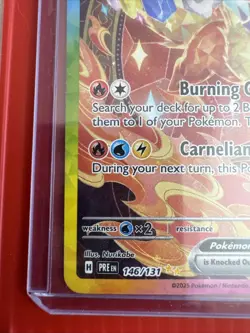 Flareon EX Sir SV Prismatic Evolutions Card 146/131 NM Condition - Image 5