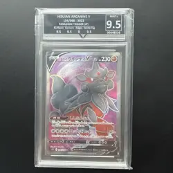 Hisuian Arcanine V 104/098 SUPER RARE 2022 Pokemon Card JPN Get Graded 9.5 - Image 1
