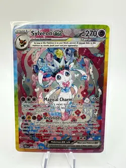 Sylveon EX Prismatic Evolutions Holo Special Illustration Card 156/131 NM/M - Image 1