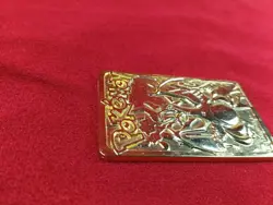 Vintage Pokemon 23K Gold Plated Charizard Trading Card 1999 BK Burger King - Image 3