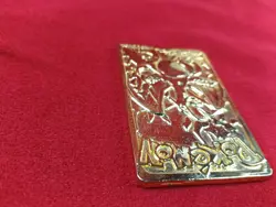 Vintage Pokemon 23K Gold Plated Charizard Trading Card 1999 BK Burger King - Image 4