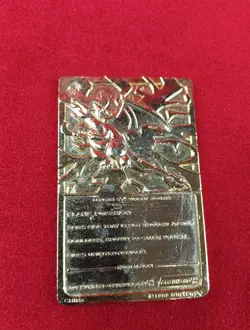 Vintage Pokemon 23K Gold Plated Charizard Trading Card 1999 BK Burger King - Image 5