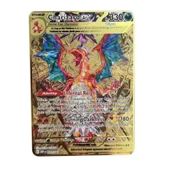 Pokemon Metal Cards 10000 Points Arceus Charizard Mewtwo VMAX GX EX Gift - Image 3