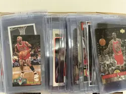 Lot of (60) Assorted Jumbo Michael Jordan Cards - Image 1