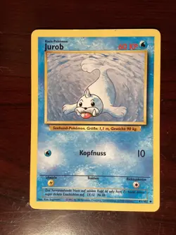 SEEL (JUROB) - 41/102 - Base Set - GERMAN Pokemon Card -1999 - LP - Image 1