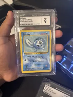 CGC 9 Poliwag 1999 Base Set 59/102 Pokemon Card Mint - Image 1