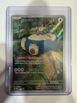 Snorlax 051 Sv: Scarlet & Violet Promo Cards Holo - DAMAGED - Image 1
