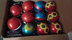 Pokemon TCG Poke Ball Tins, Lot of 14, Various Styles Empty, No Cards - Image 1