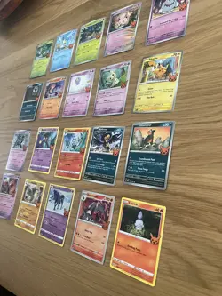 20 Pokemon Card Lot Ghost & Dark Theme – Pikachu, Mimikyu, Banette & More (2) - Image 3