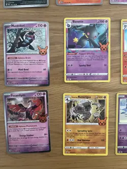 20 Pokemon Card Lot Ghost & Dark Theme – Pikachu, Mimikyu, Banette & More (2) - Image 4