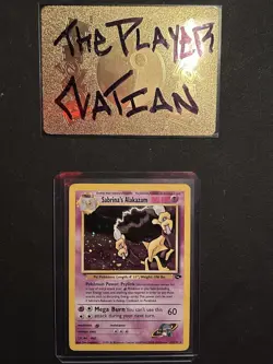 Pokemon TCG Sabrina's Alakazam Holo Rare Card #16/132 Gym Challenge WOTC 2000 - Image 1