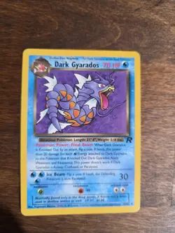 Dark Gyarados 25/82 Pokemon Card Team Rocket Non Holo - Image 1