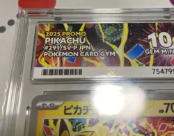 Promo Pikachu 291/SV-P JPN Pokemon Card Gym Ace 10 Gem Mint - Image 2