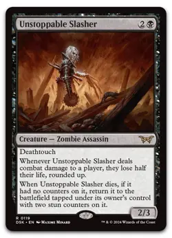 Unstoppable Slasher (0119) #119 (NM) Duskmourn DSK Magic MTG - Image 1