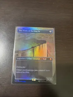 Magic: The Gathering Foil The Walls of Ba Sing Se Mythic Rare #0329 - Image 1