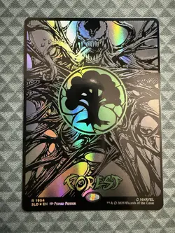 MTG Forest #1954 Raised Foil Rare Secret Lair Drop Series (SLD) - Image 2