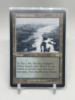 MTG Onslaught Polluted Delta Rare Fetch Land [LP] Lightly Played - Image 1