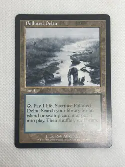MTG Onslaught Polluted Delta Rare Fetch Land [LP] Lightly Played - Image 3