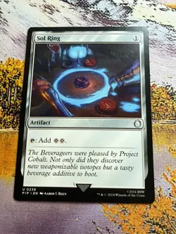 Magic The Gathering MTG SOL RING Universes Beyond: Fallout NM Near Mint - Image 2