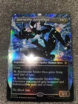 🔥 Spectacular Spider-Man – Black Suit | Foil Showcase | 🔥 - Image 1