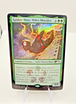 Spider-Man, Miles Morales - Foil NM - Spider-Man Magic The Gathering P0008 - Image 1