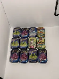 12 Pokemon TCG Mini Tins *EMPTY* - Image 1