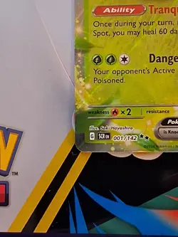 Pokemon TCG Stellar Crown Venusaur ex #001/142 Stamped Promo NM - Image 5