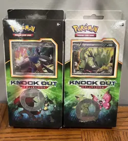 POKEMON TCG 2017 Knock Out Collection set of 2 Lucario & Tyranitar sealed boxes - Image 1