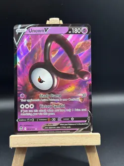 Pokemon - Unown V - 065/195 - Silver Tempest - Holo - Ultra Rare NM 065/195 - Image 1