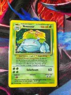 Venusaur 15/102 Base Set Unlimited Holo Rare Pokemon TCG LP+ - Image 1