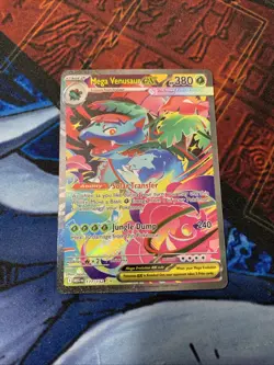 Pokemon Mega Evolution Mega Venusaur EX 177/132 Special Illustration Rare SIR NM - Image 1