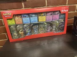 Pokemon TCG Prismatic Evolutions 8 Pack Mini Tins - Costco Exclusive - SEALED - Image 1