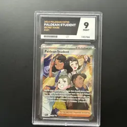 Pokemon TCG - Paldean Fates 2024 - Paldean Student - SR - 231 - ACE 9 - Image 1